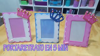 Portaretrato En Goma Eva - Recordatorio Baby Shower