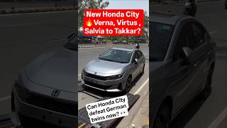 Verna &amp; Virtus Killer? |New Honda City Launched With Premium Upgrades 🔥#honda #city #hondacity