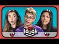 YouTubers React to Try to Watch This Without Laughing or Grinning #16