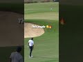 One of the sauciest hole-outs you’ll ever see 🔥