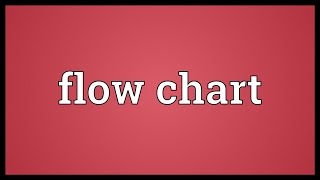Flow chart Meaning