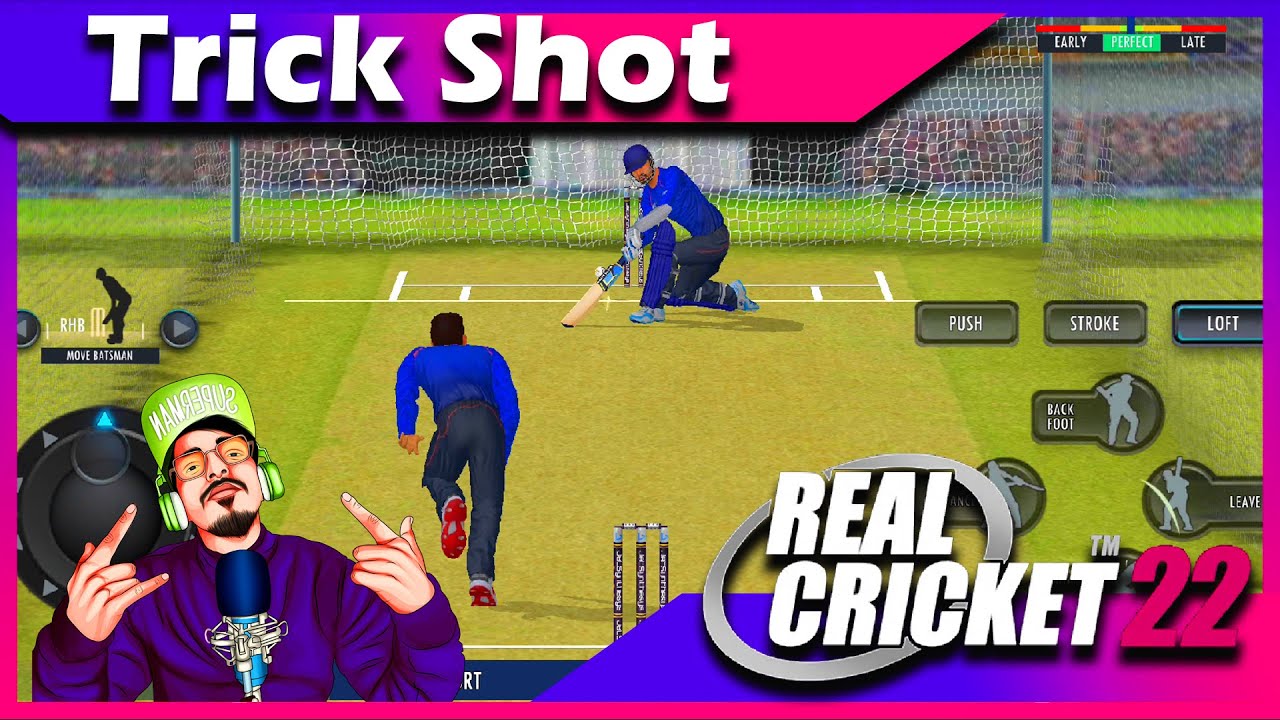#RC22 Multiplayer Batting Trick Shots For Real Cricket 22 - YouTube