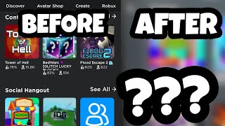 THE NEW ROBLOX UI LAYOUT IS ONE OF THE BEST UPDATES EVER!