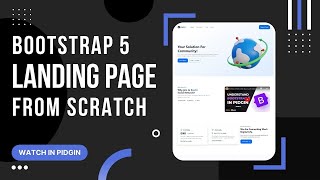 Build a Custom Components w/Bootstrap 5 [Pidgin English]  #part4