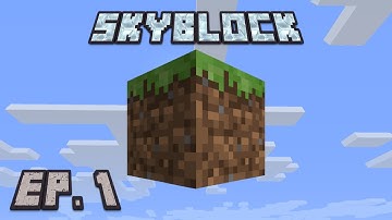 Skyblock with One Block Timelapse Ep. 1- Getting Started!