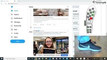 Scrolling Twitter with SmartShoe Insoles (Chrome Extension demo)