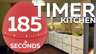 185 seconds Cooking timer | 3min 5sec Egg TIMER