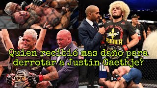 Charles Oliveira O Khabib Nurmagomedov Recibió Mas Daño?