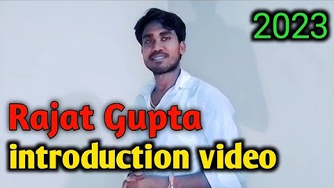 Rajat Gupta, introduction video 2023 @CastingCrownsOfficial