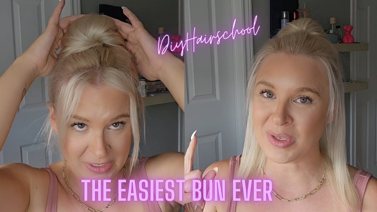 Bun Hack — как каждый раз делать идеальный пучок!