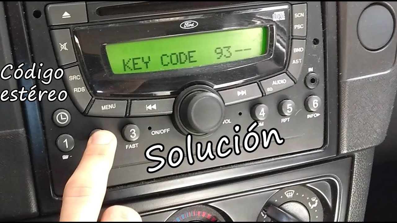 entusiasmo Dirigir caloría codigo radio ford fiesta 2008 Propuesta