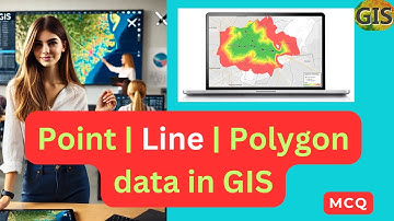 Point data in GIS | Line data in GIS | Polygon data in GIS #GIS