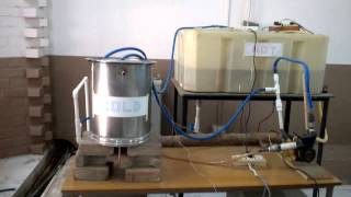 Counterflow Heat exchanger control with PLC, SCADA, and VFD.