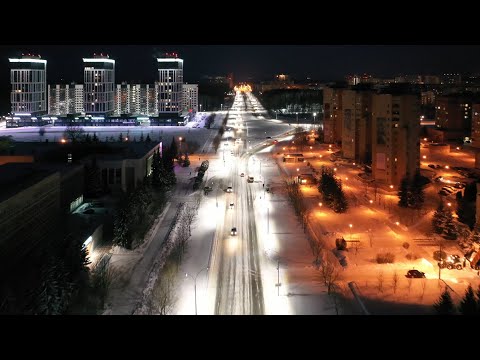 Обнинск, Калужская область, перед рассветом, 10.02.2021 (Obninsk, Kaluga region, before dawn)