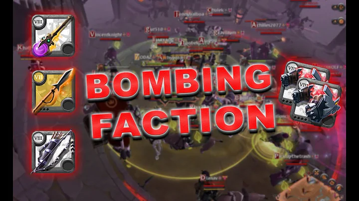 BOMBING FACTION ALBION ONLINE (Witchwork - Raven strike)