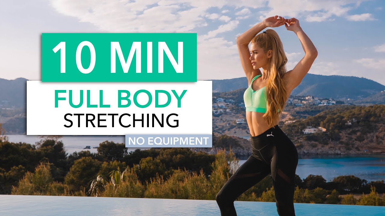 10 MIN FULL BODY STRETCHING - relax, end your workout, tight muscles I Pamela Reif