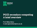 Secondary Computing PGCE: Mentor Guide for Roehampton Course 🖥️