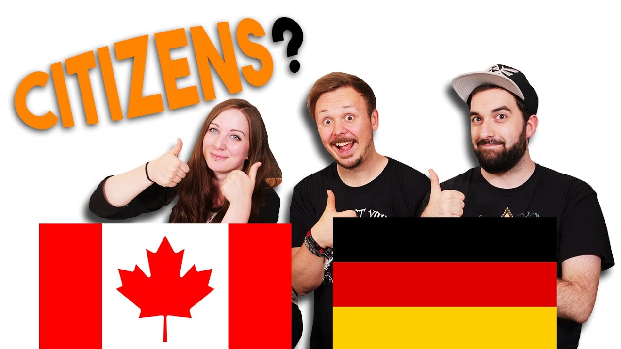 Taking The Canadian Citizenship Test With NO Preparation | Get Germanized And Friends - YouTube