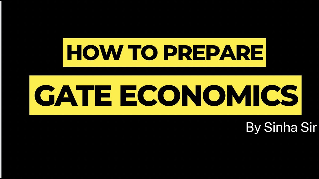 GATE Economics 2024 How to prepare for GATE Economics Eligibility