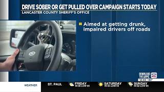 Details Lancaster County Sheriff’s Office targets impaired drivers in nationwide campaign Update