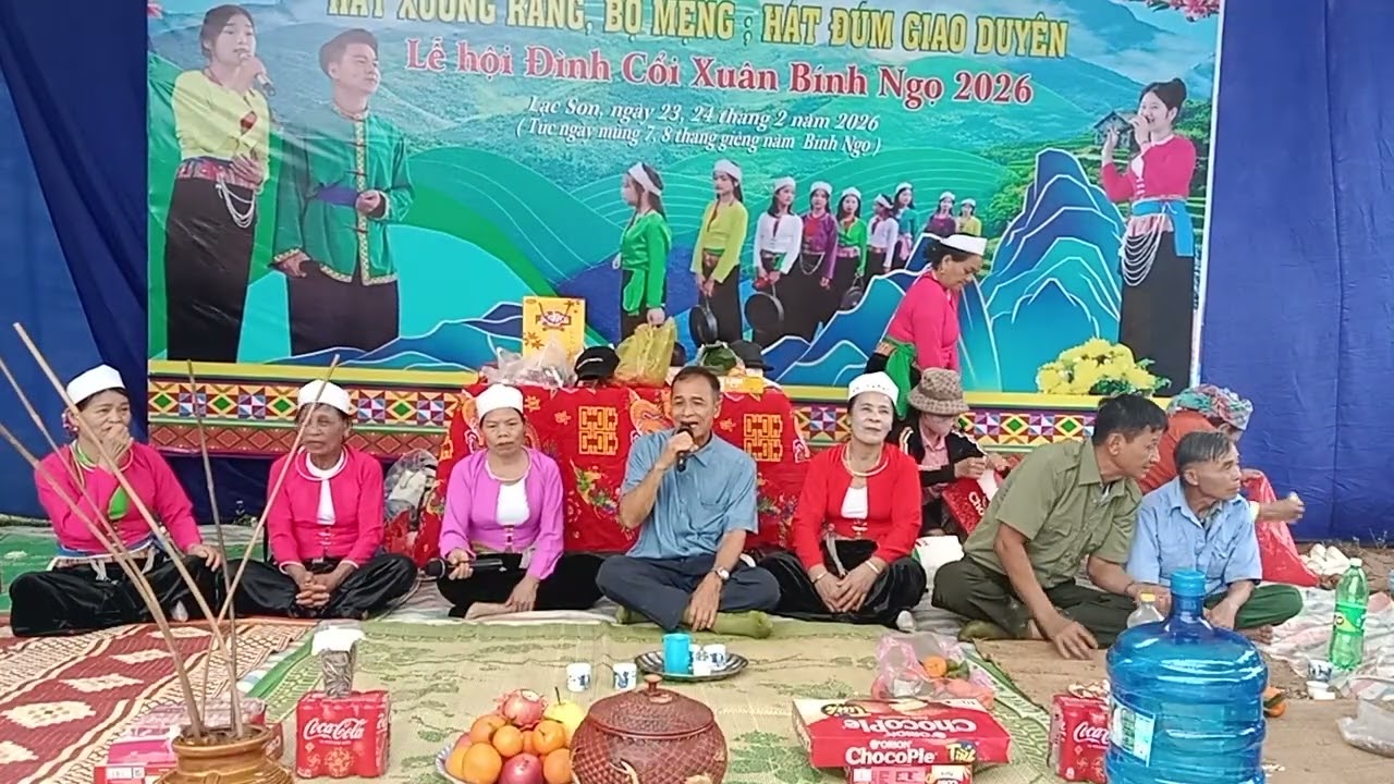Hát Mường Các Nghệ Nhân. Giữ Lễ Khai Hạ Đình Cổi Ngày Mồng 8 Tháng Giêng AL 2026