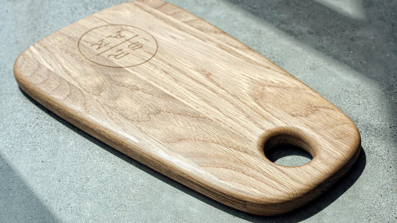 Making a White Oak Cutting Board with Shaper Origin YouTube