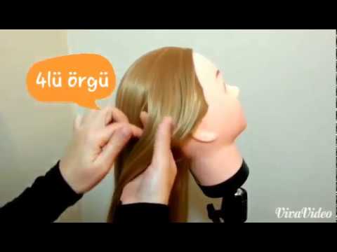 4 lü örgü nasıl yapılır? (4 Strand Braid)