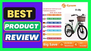 Cysum X-City Adult E-Bike 250W E-Bike For Men