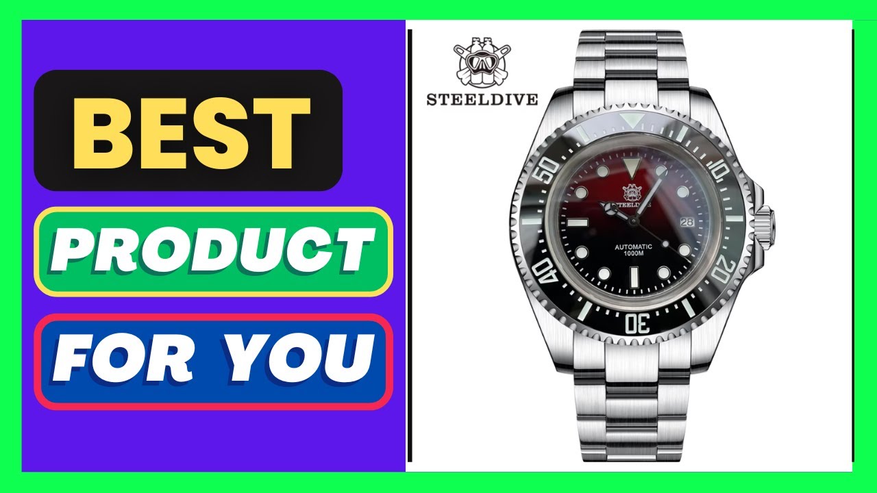 SD1964 Steeldive Brand 2023 Red-Black 45.4MM Men