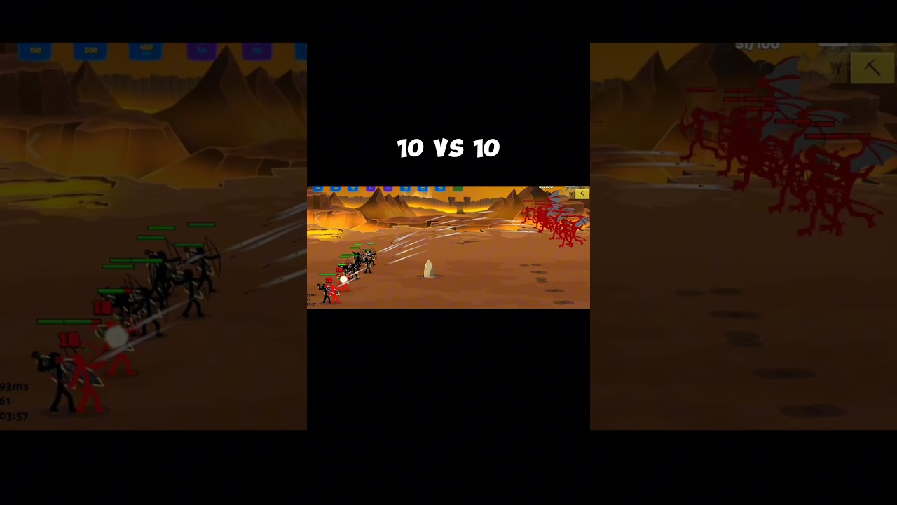 Arquero VS Eclipsor 🔥 Batallas Stick War 