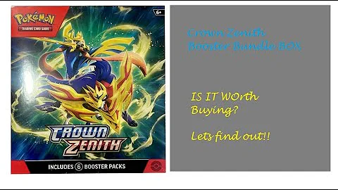 New Crown Zenith *Booster Bundle* Opening.