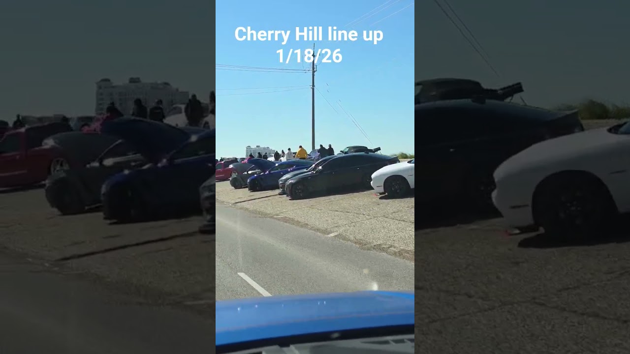 cherry Hill line up #speedadvocates #galvestoncarcruise #sundayfunday #cruise #cars #automobile