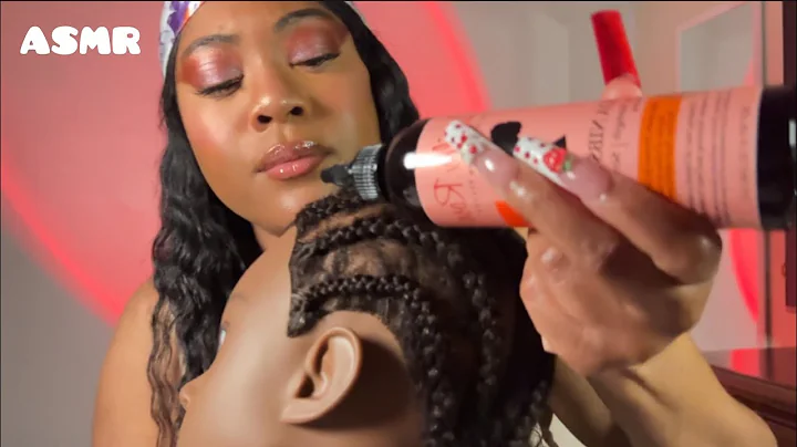 ASMR 1HR Of Braid Scratching, Oiling, Scalp Picking and More (Satisfying Hairplay)