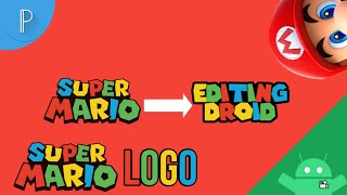 CARA MEMBUAT LOGO SEPERTI GAME SUPER MARIO DI ANDROID! MENGGUNAKAN PIXELLAB screenshot 1