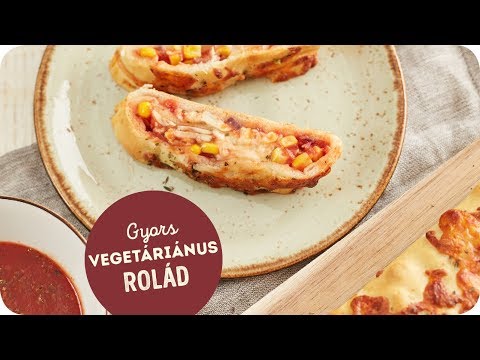 Videó: Pizza Rizzsel és Zöldségekkel