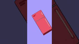 Using Fridge In Nuke Explosion? 🤔 #shorts #animation @zackdfilms 💟
