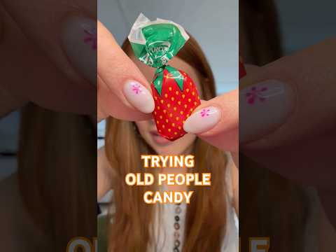 trying OLD PEOPLE (retro) CANDY 👵🏻🕰️🍭 #candyreview #tastetest #nostalgia #retro #candy