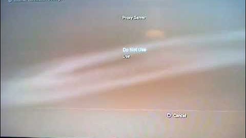 Proxy server PS3