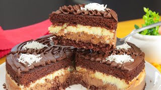 TORTA PRESTÍGIO - IMPOSSÍVEL RESISTIR! - A COMBINAÇÃO DE CHOCOLATE COM COCO QUE NÃO TEM COMO ERRAR