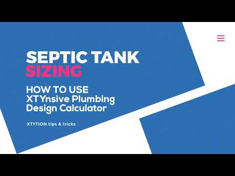 Septic Tank Sizing