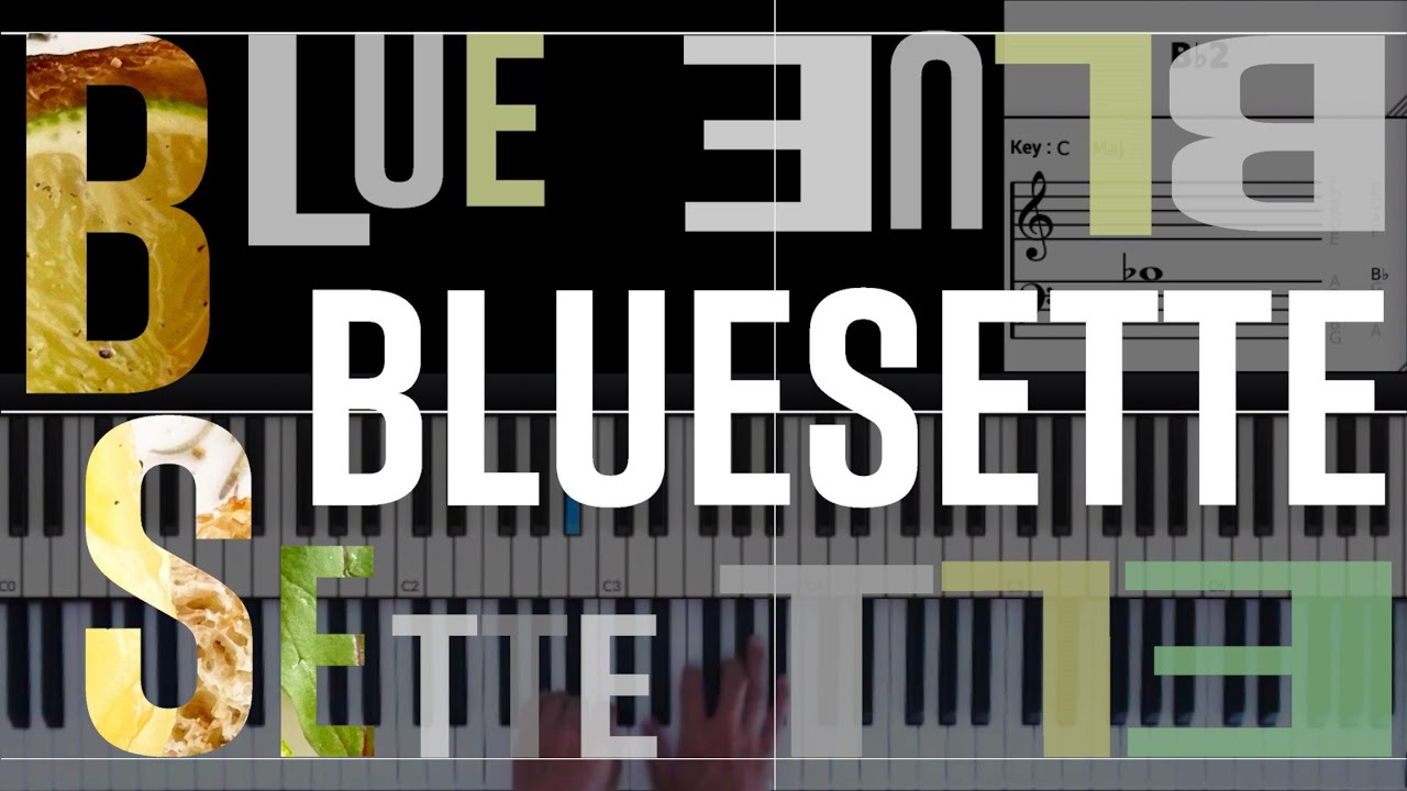 ブルーゼット】Bluesette: Jazz piano improvisation with visual keys
