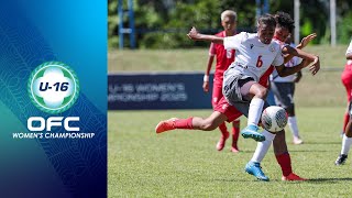 Highlights Tahiti V New Caledonia Ofc U - 16 Womens Championship 2025