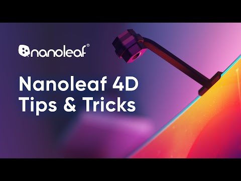 Набір адаптивного Ambilight підсвічування Nanoleaf 4D Screen Mirror + Lightstrip Kit (Для ТБ та моніторів до 65"), видео 1