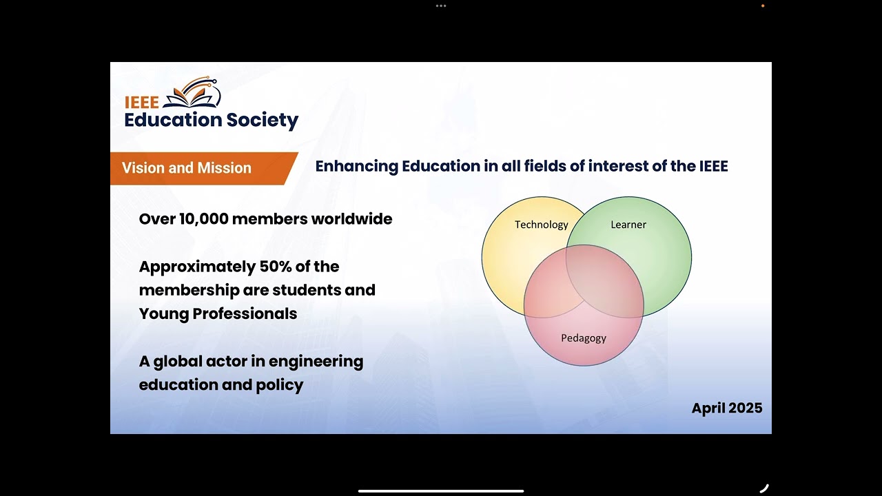 2025 Ed Soc President Welcome to ISDFS