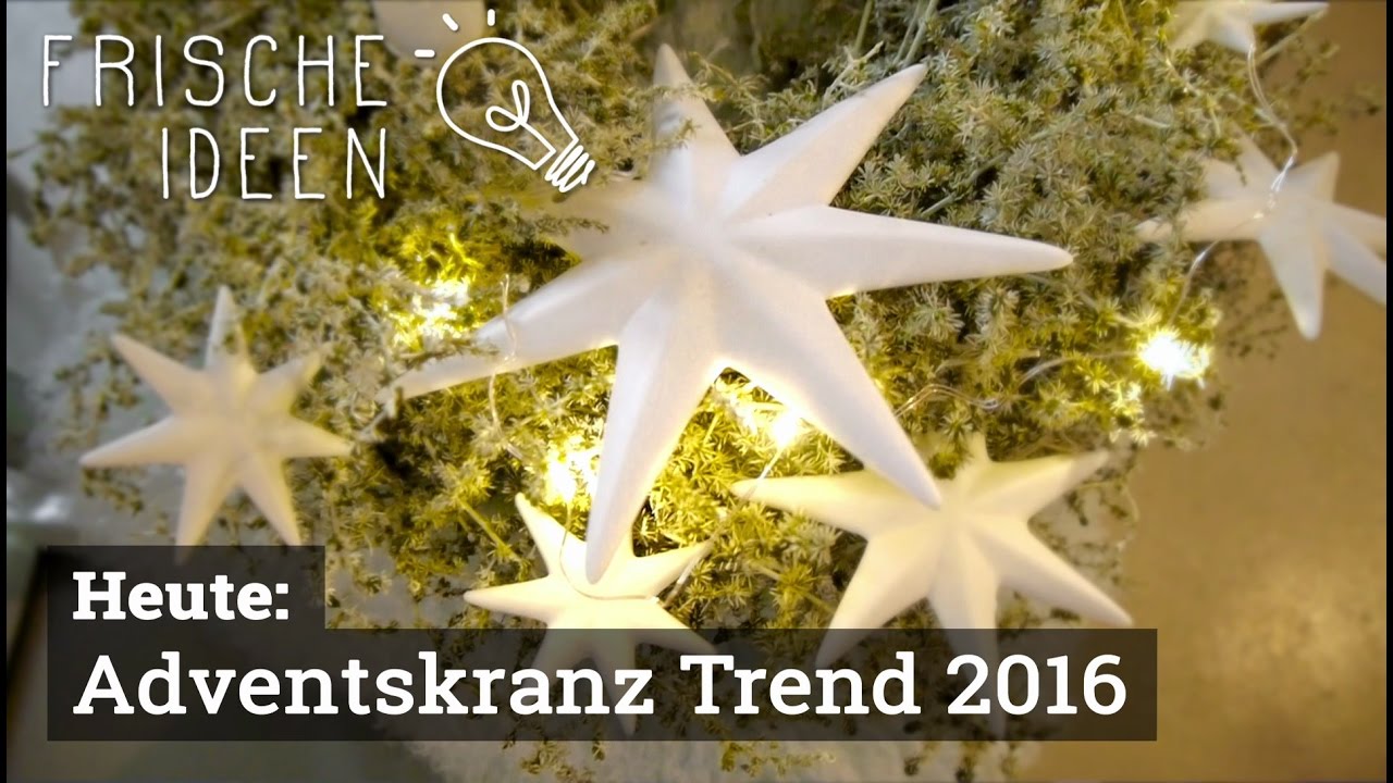 Adventskranz trend 2016 youtube