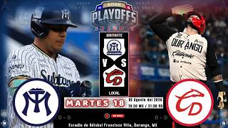Caliente de Durango 2:6 Sultanes de Monterrey — Hostia rozhodli ôsme a deviate inning, vedú v sérii 1:0