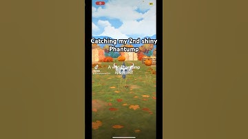Catching my 2nd shiny Phantump! Halloween Event 2024 #pokemongo #shorts