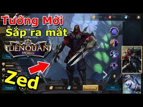 Video Tướng Mới Liên Quân: ZED Sắp ra mắt bản chính | Tướng... - youtube
