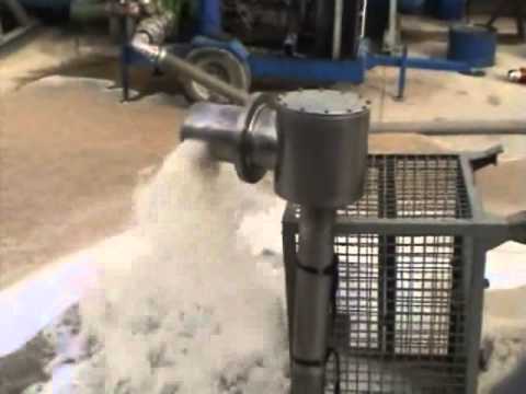 Essai déversoir à mousse DN 100 - YouTube