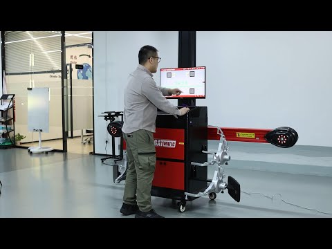 GATmatic GA-300M Calibration of 3D Wheel Aligner